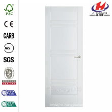 36 in. x 96 in. Moda Primed White 7-Panel Solid Core Wood Interior Door Slab